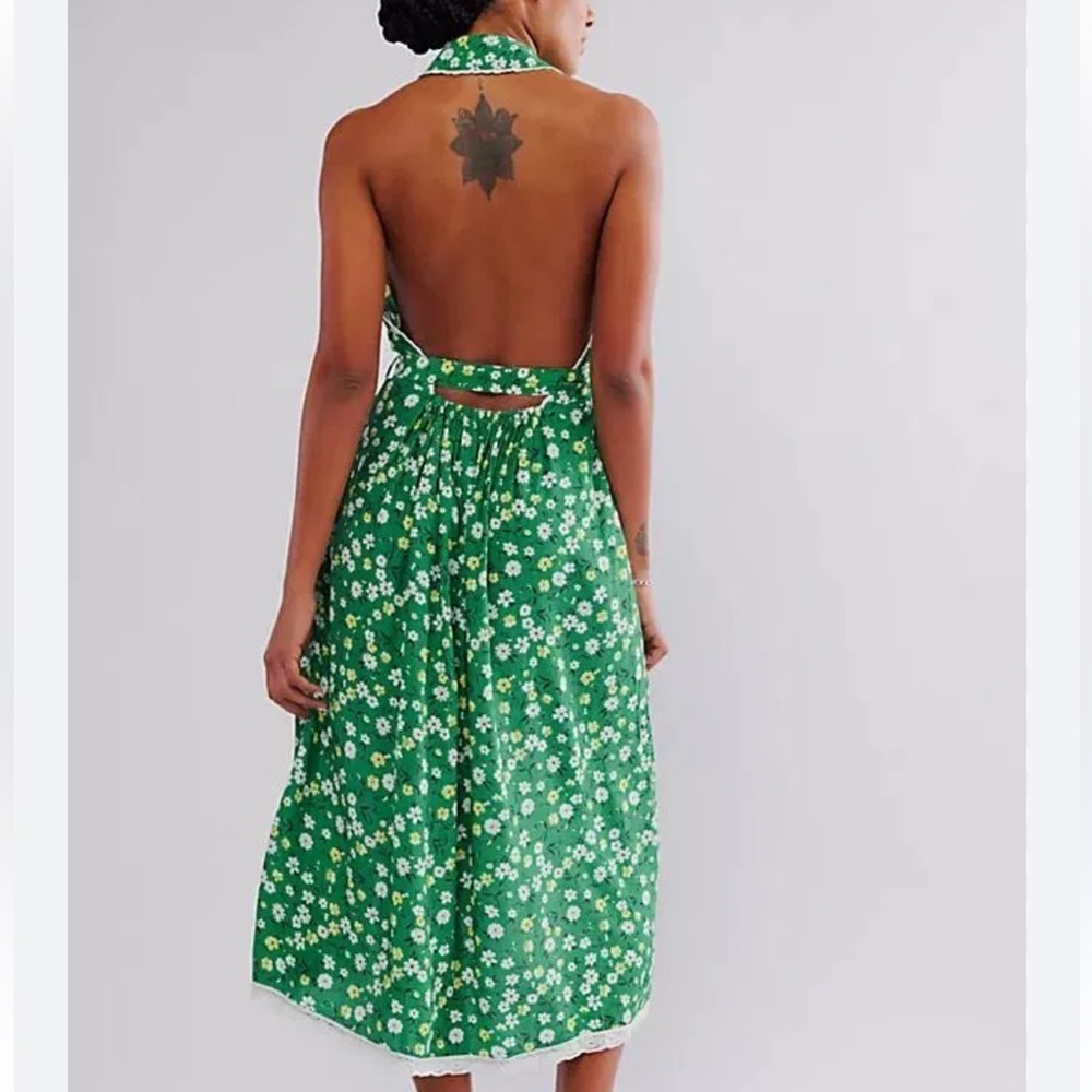 Free People Slice of Life Midi Dress - Picture 2 of 6